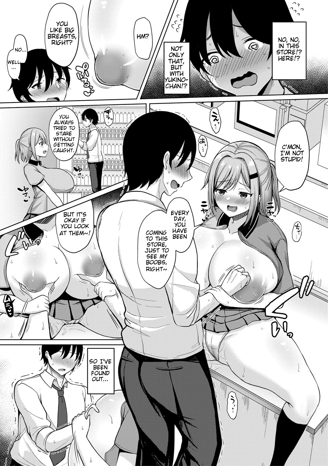 Hentai Manga Comic-A story about dropping a condom at a convenience store on the way home from work-Read-7